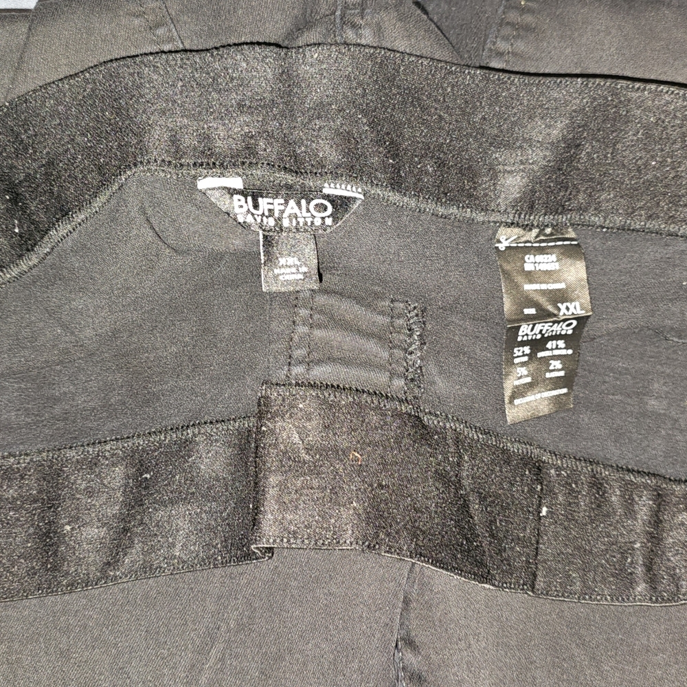 Black slacks, XXL dress pants, Buffalo pants